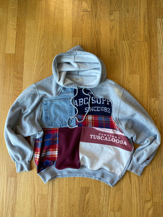 Apple Orchard Patchwork Hoodie (M)