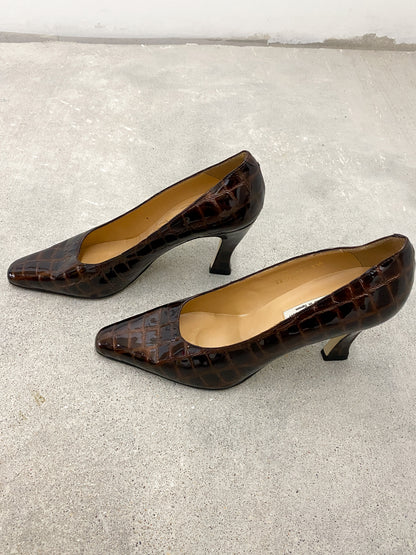 Leather Print Heels (9)