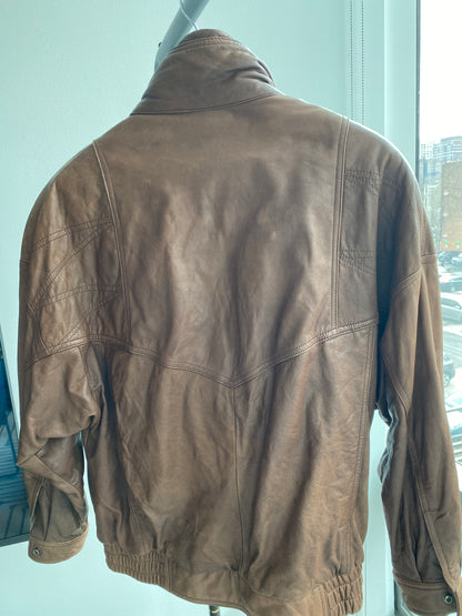 Adventure Bound Brown Leather Jacket (M)