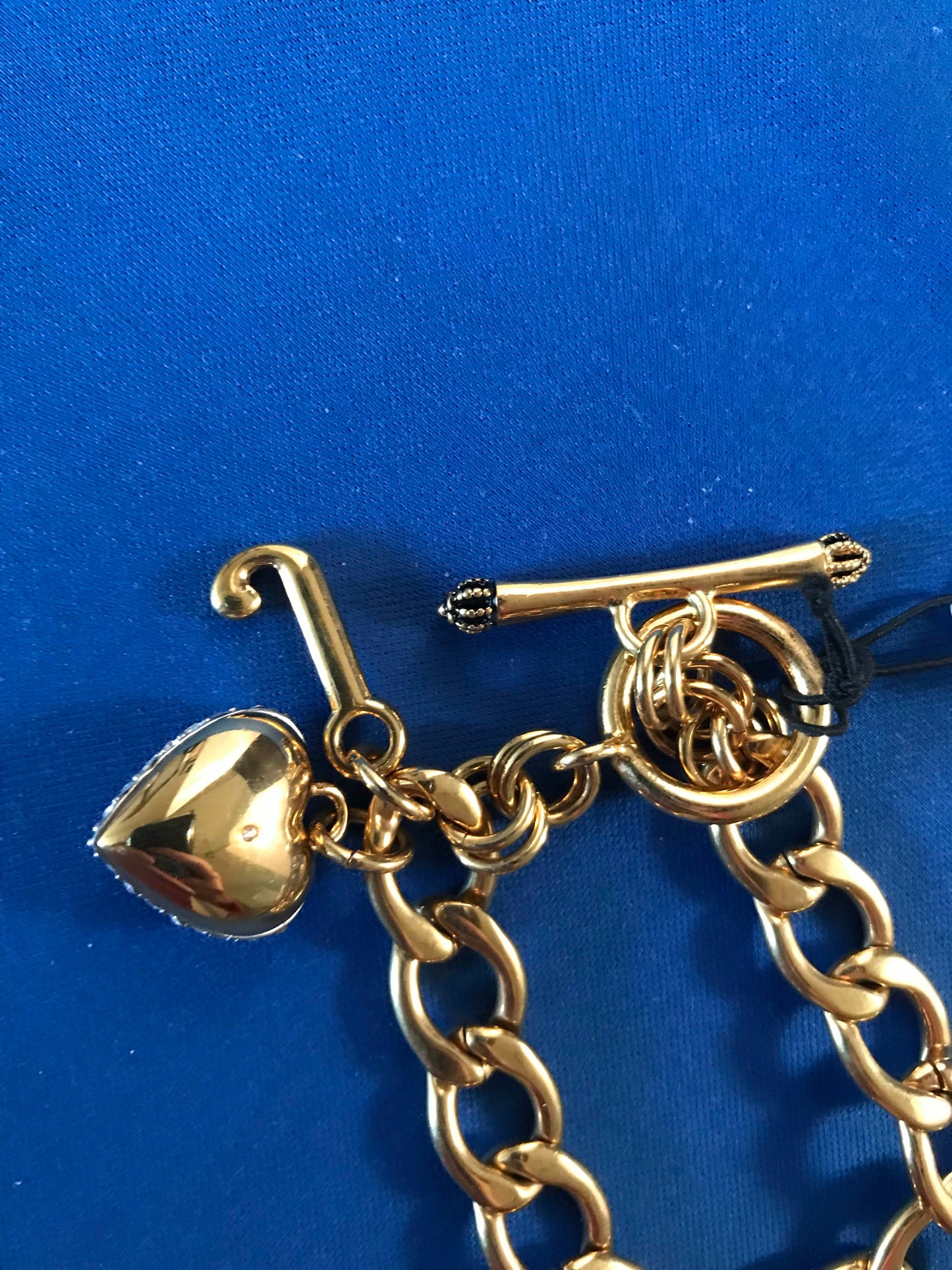 Juicy Couture Goldtone Linked Bracelet, NWT